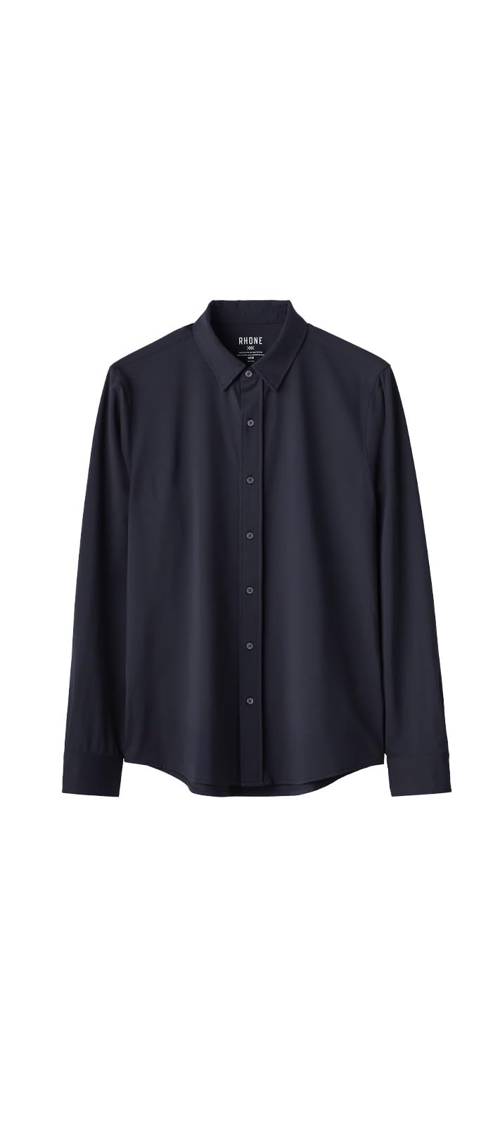 Rhone Men's Commuter Performance Dress Shirt - Wrinkle Resistant & Machine Washable Classic Fit Button Down for Business Casual & Office Wear