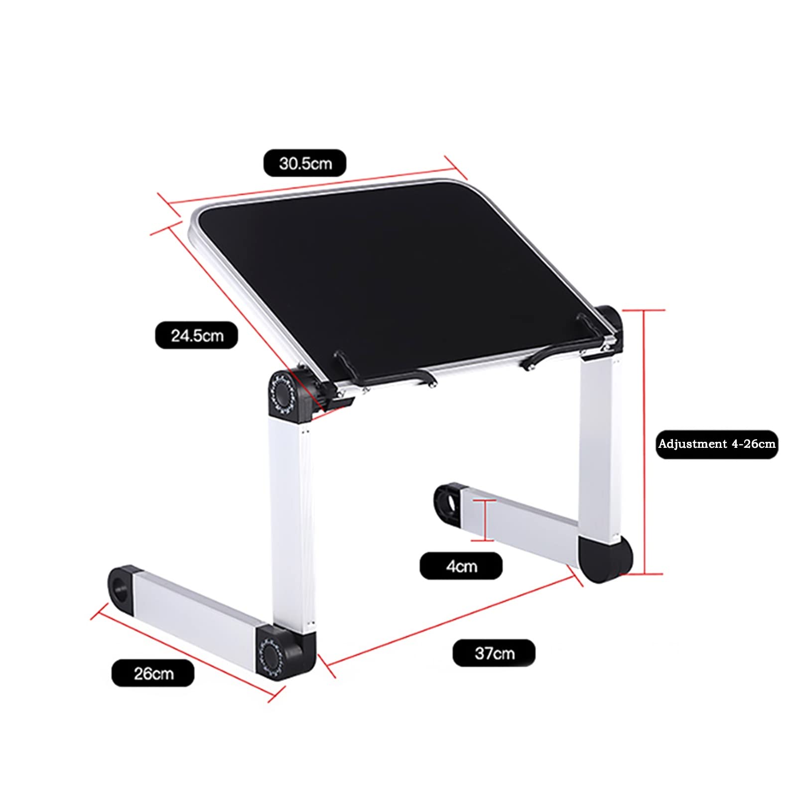 Adjustable Projector Mount Stand with Storage Tray - Gold Table Top & Ceiling Support for Home Theater, Office Presentations, and Classroom Use - Height-Adjustable, Retractable Floor Stand with Stable Base