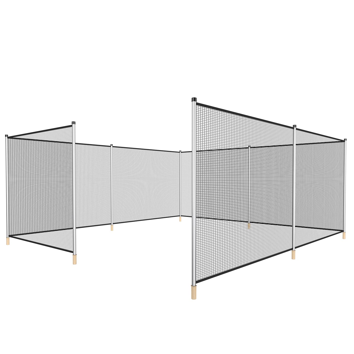 **4'x135' Black Mesh Safety Fence for Inground Pools – Patio, Backyard & Deck Security Fencing with Poles & Sleeves | Removable & Freestanding Design for Outdoor Use**    *(Perfect for pool safety, child & pet protection, and garden security in residential & commercial spaces)*