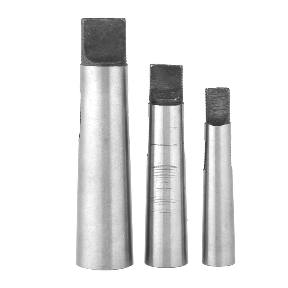 3Pcs Taper Adapter Set - MT Shank Drill Sleeve, Reducing Chuck Sleeve & Flat Bit Adapter for Taper Shank Drills & Reamers - Perfect for Metalworking, Woodworking & DIY Projects