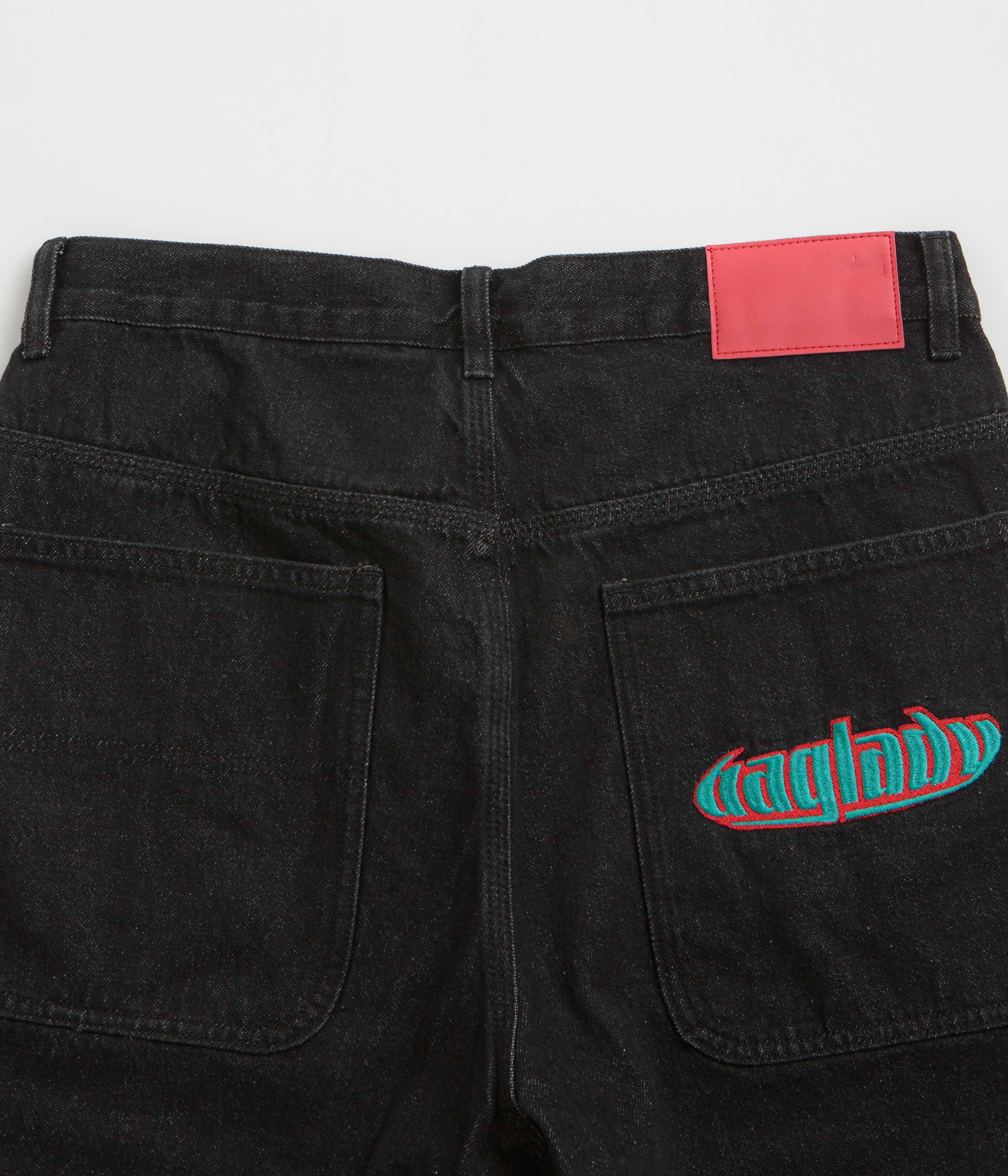 Stylish Baglady Warp Denim Shorts in Black - Perfect for Casual Outings and Summer Fashion
