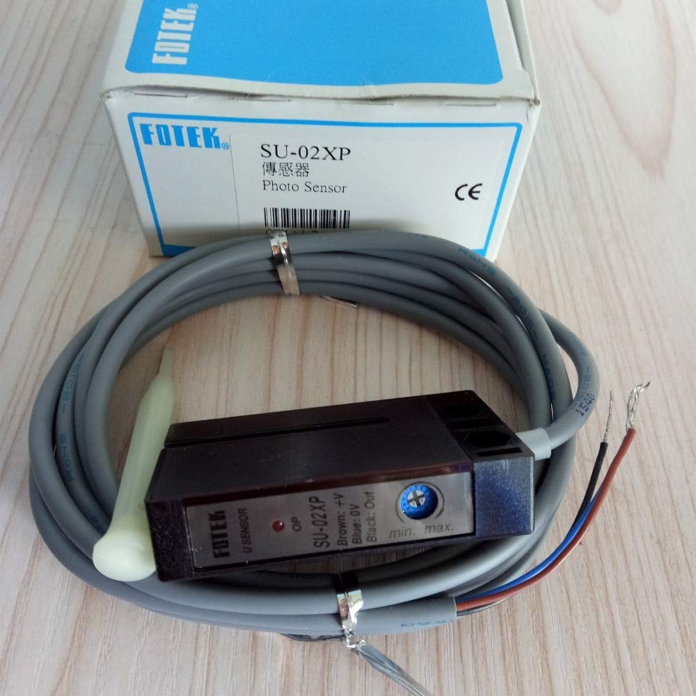 FOTEK SU-02XP PNP NO High-Speed U-Type Photoelectric Label Sensor Switch - 100% New Original - Ideal for Packaging, Automation & Industrial Label Detection Systems