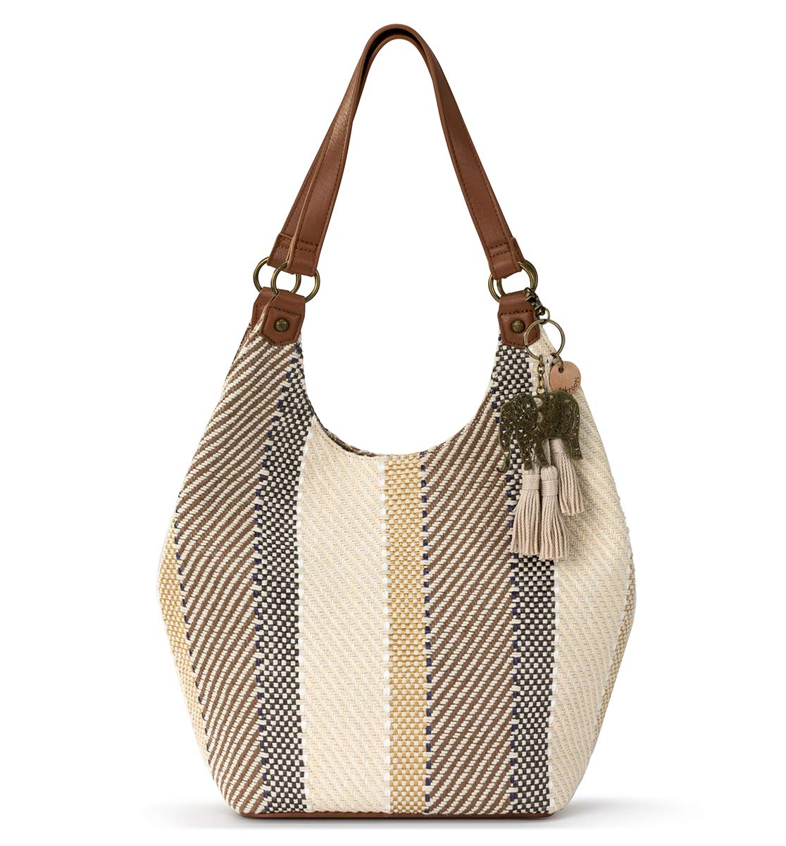 Sakroots The Sak Roma Large Shoulder Bag Tote Purse for Women - Double Straps & Zipper Pockets - Perfect for Everyday Use, Work, Travel & Shopping