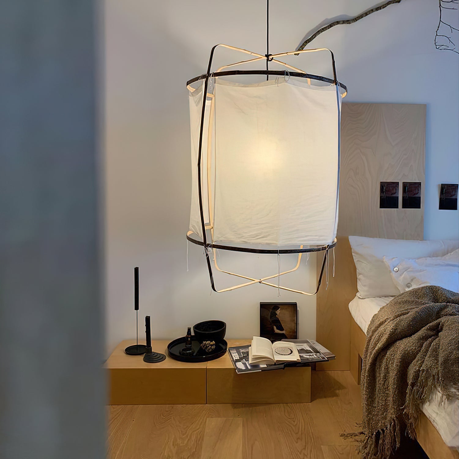 Modern LED Pendant Light with Adjustable Height - Dimmable Hanging Light Fixture for Kitchen Island, Dining Room, and Bedroom Decor