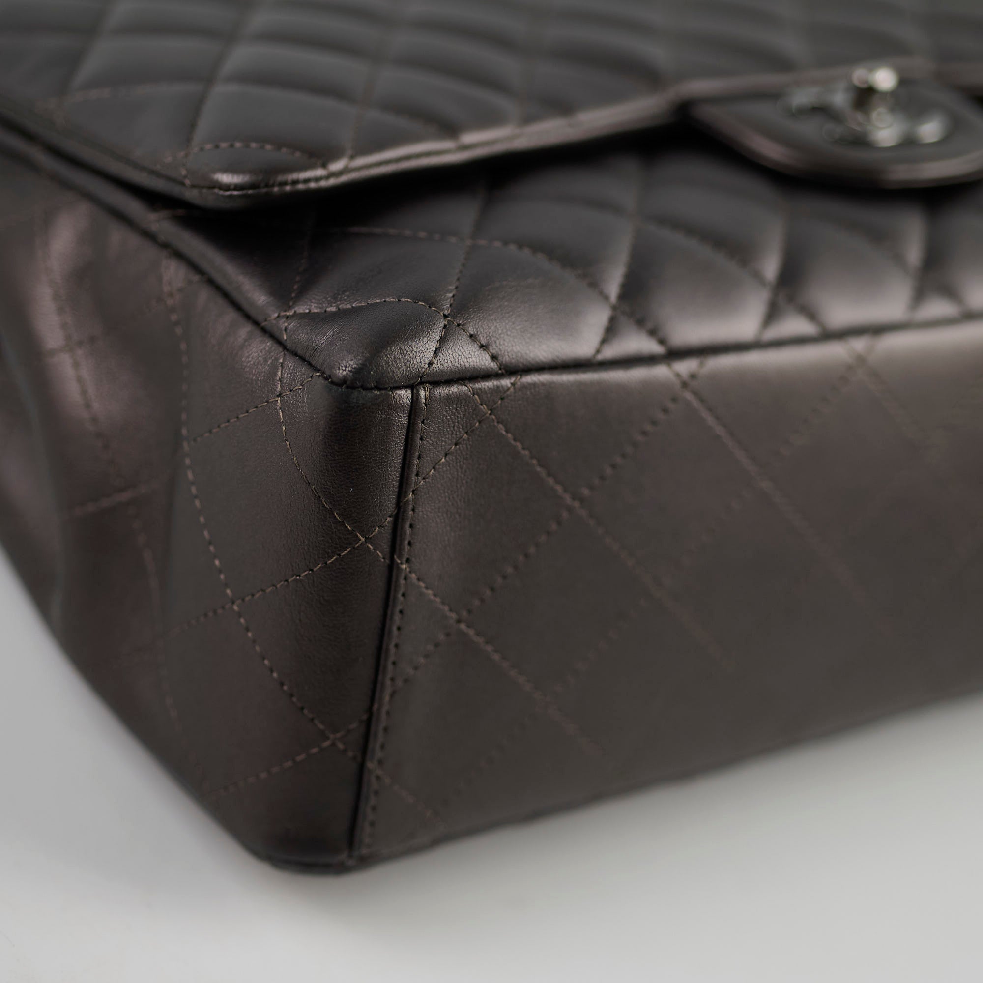 Chanel Maxi Classic Flap Bag in Metal Grey - Luxury Designer Handbag for Women | Perfect for Evening Events, Parties & Special Occasions