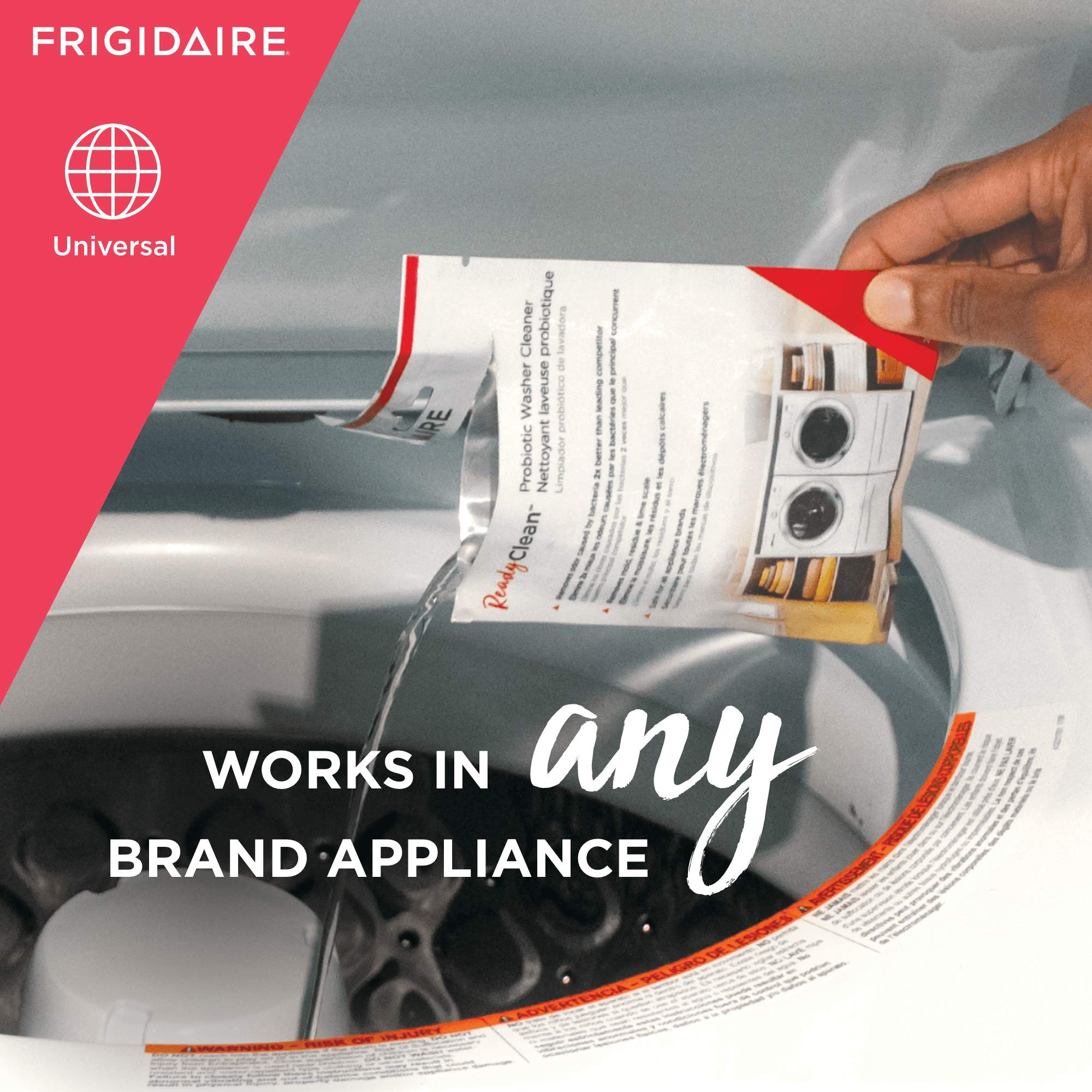 Frigidaire 10FFHOME01 Ready Clean Probiotic Appliance Care Kit - Refrigerator & Freezer Cleaning System - Eliminates Odors & Maintains Freshness - Perfect for Home Kitchen Appliances Maintenance