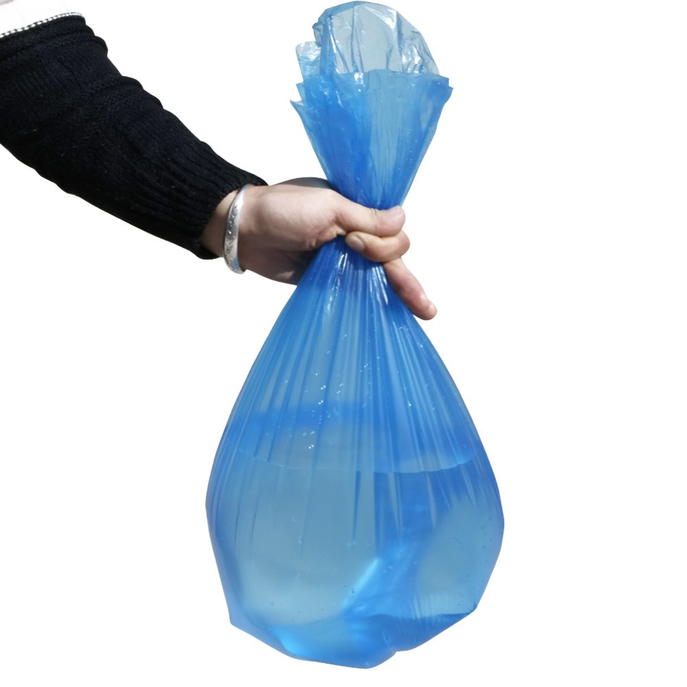 5 Gallon Trash Bags - Heavy Duty Blue Garbage Bags (120 Count) | Extra Thick & Leak Proof for Kitchen, Office & Outdoor Use