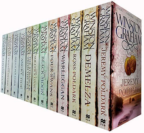 Winston Graham Poldark Series 12 Books Collection Set - Complete Historical Fiction Novels Set in 18th Century Cornwall | Perfect for Book Lovers, Gift Ideas & Historical Drama Fans