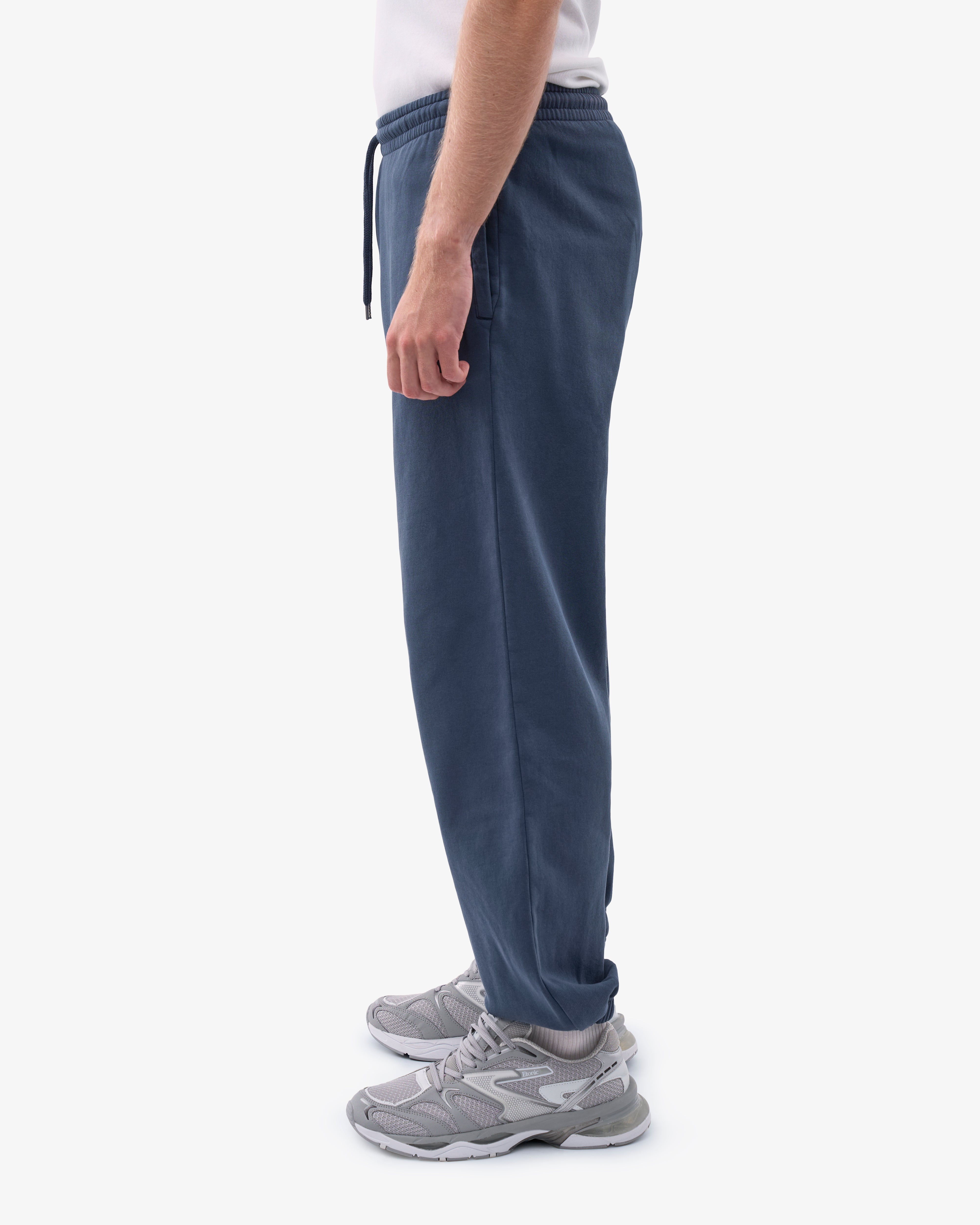 Organic Relaxed Sweatpants for Women - Soft Cotton Joggers in Petrol Blue | Comfortable Lounge Pants for Yoga, Running & Home Wear
