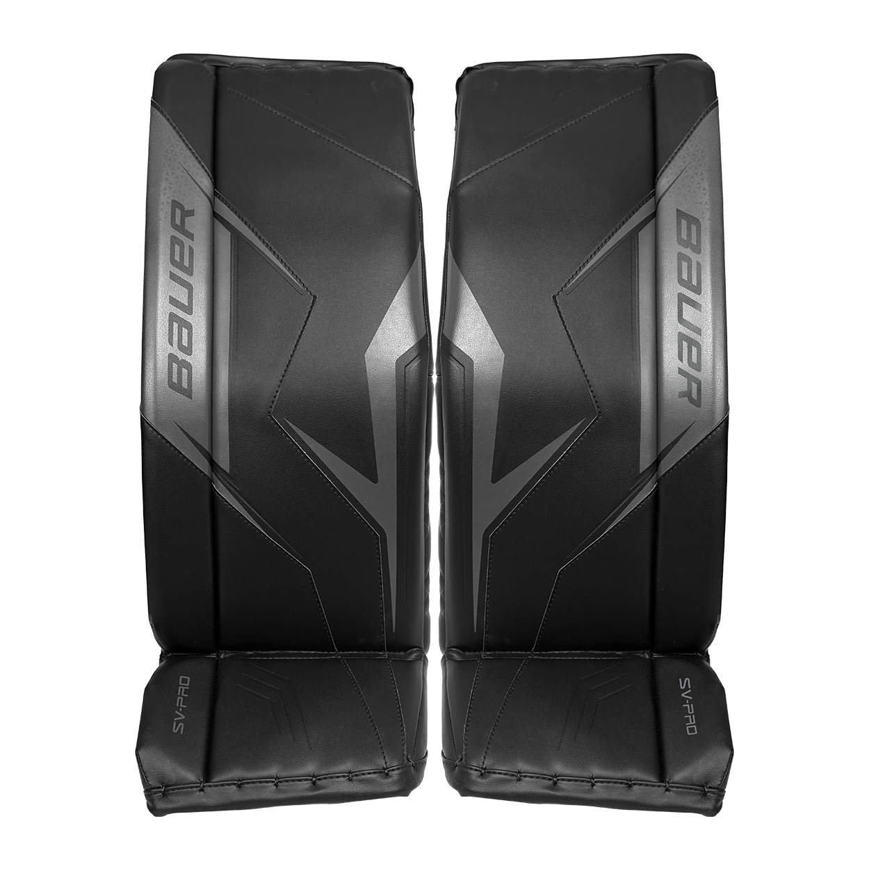 Bauer SV Pro Junior Goalie Leg Pads - Youth Hockey Goalie Equipment for Ice Hockey & Street Hockey Practice