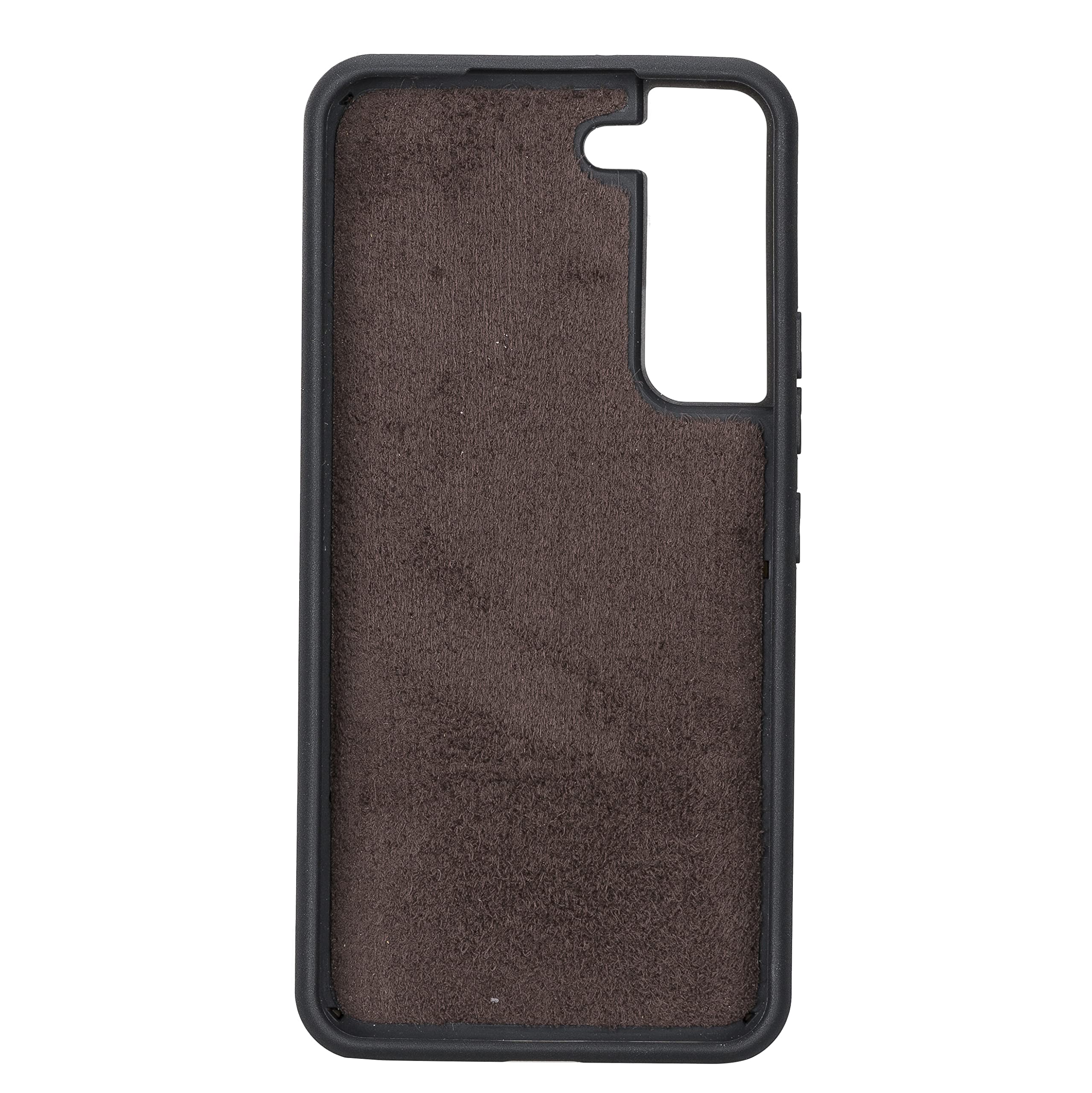 Premium Full Grain Leather Samsung Galaxy S22 Wallet Case - Detachable Magnetic Flip Cover with Kickstand & Card Holder (Brown) | Perfect for Business Professionals & Travelers