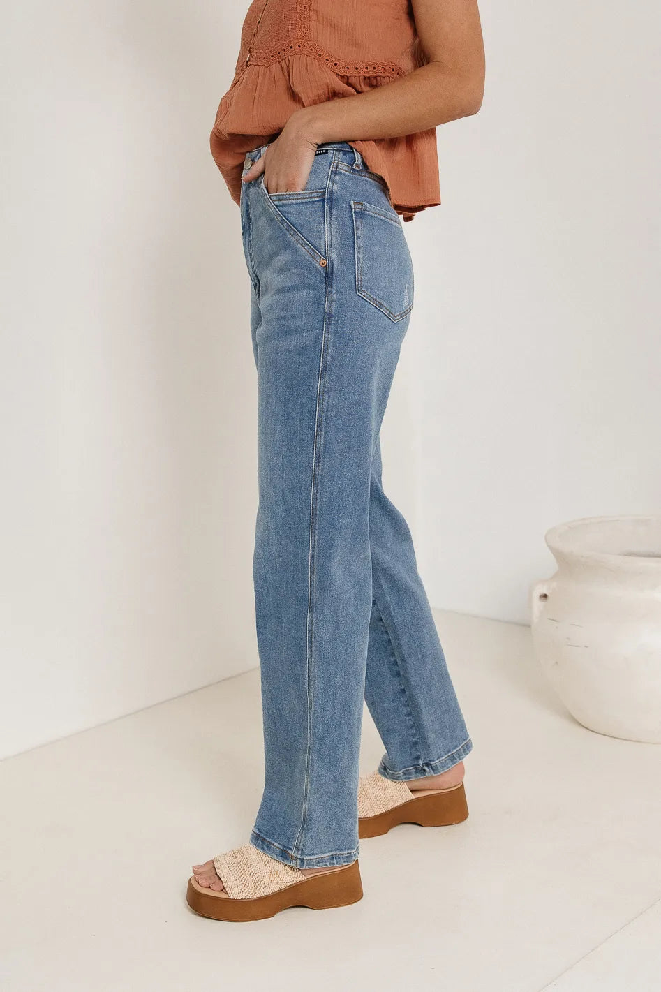Haisley Men's Dad Jeans - Classic Relaxed Fit Denim Pants for Casual Wear | Perfect for Everyday Outfits, Weekend Errands & Comfortable Lounging