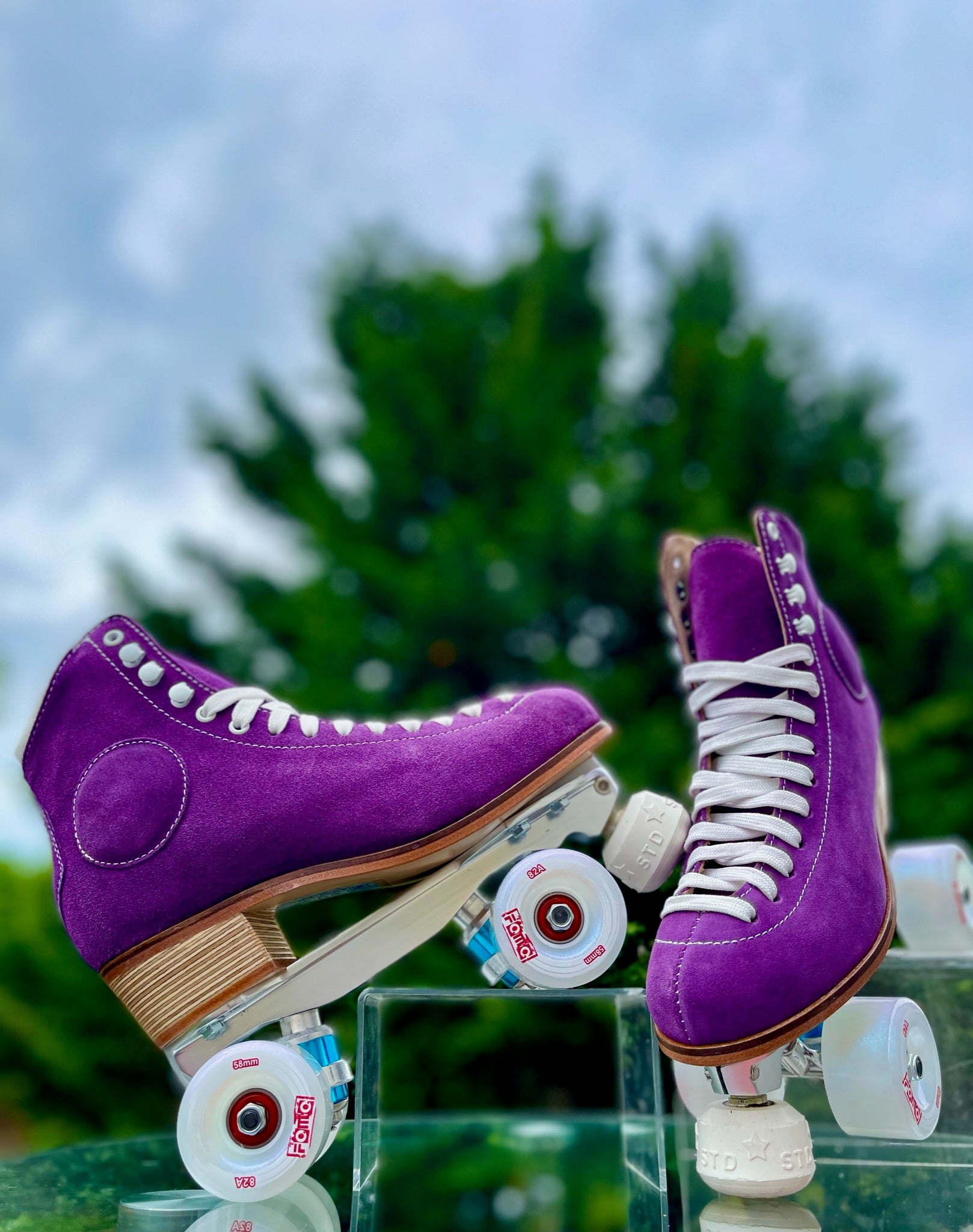 WIFA Street Suede Sneakers with Variant Frame in Grape Color - Trendy Casual Shoes for Women, Perfect for Streetwear, Daily Outfits & Urban Fashion