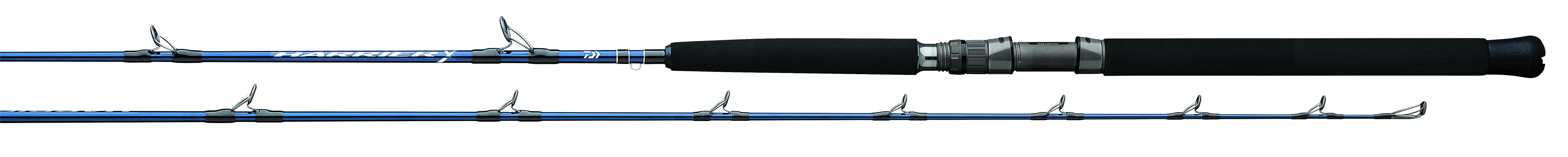 Daiwa Harrier X Jigging and Casting Fishing Rods - Saltwater & Freshwater Spinning Rod for Bass, Trout, and Offshore Fishing