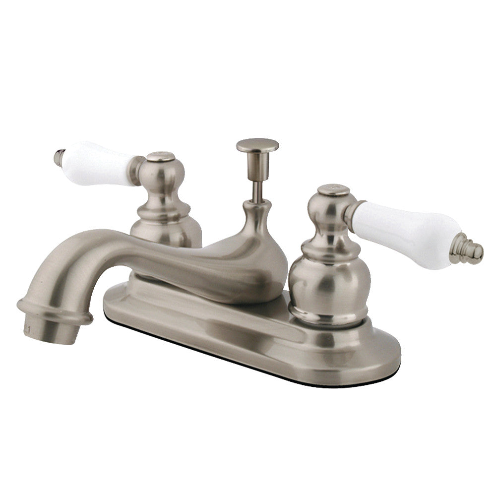Kingston Brass GKB609B 4-Inch Centerset Bathroom Faucet - Chrome Finish for Vanity Sink, Perfect for Modern Bathroom Renovation and Home Upgrade