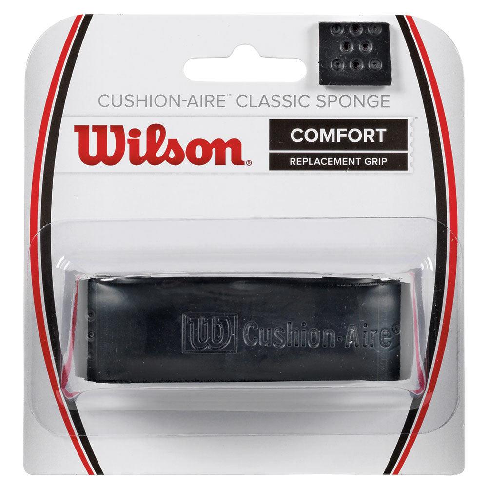 Premium Cushion Aire Classic Sponge Replacement Grip - Black | Ergonomic Tennis & Badminton Racket Handle Cover for Enhanced Comfort & Control