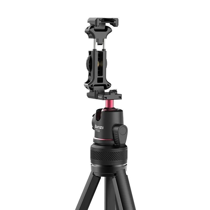 Ulanzi TT51 Aluminum Alloy Lightweight Portable Tripod Stand with 360° Ball Head - Perfect for Travel, Vlogging, Photography & Outdoor Adventures (Model T089GBB1)