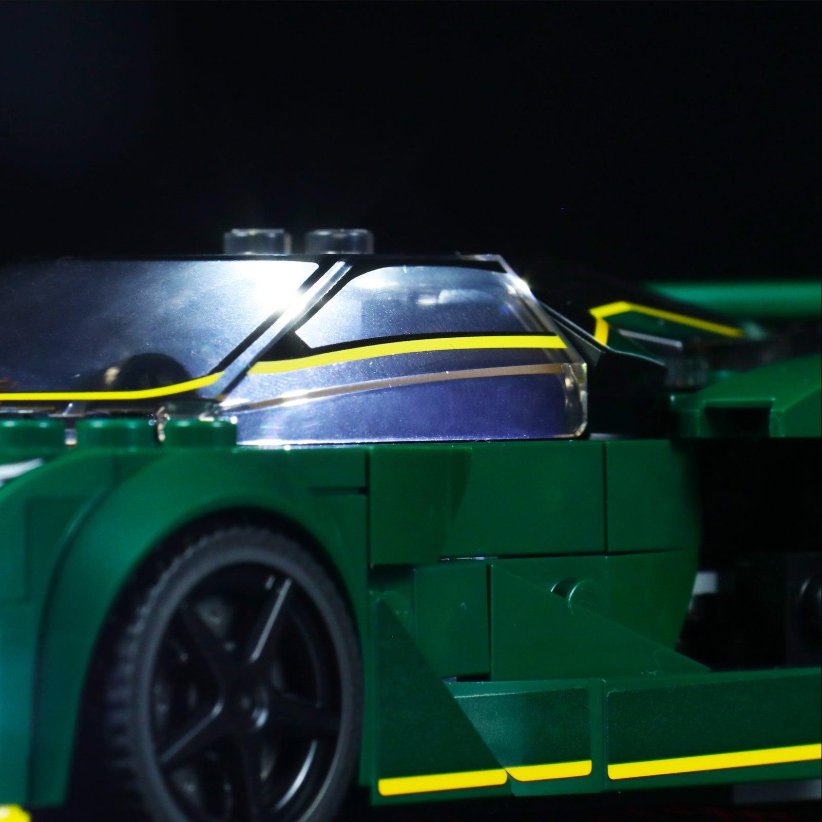 Lego Speed Champions Lotus Evija 76907 Light Kit - DIY Car Model Lighting Set for Building Blocks - Perfect for Night Display, Racing Collection & Gift Giving