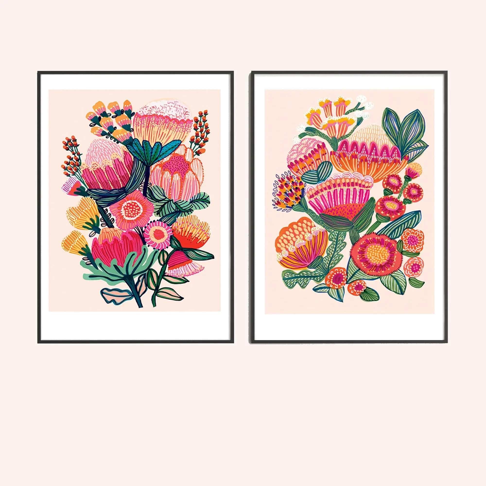 Australian Native Flowers Wall Art Prints - Stunning Floral Decor for Home & Office | Perfect for Living Room, Bedroom & Gifts