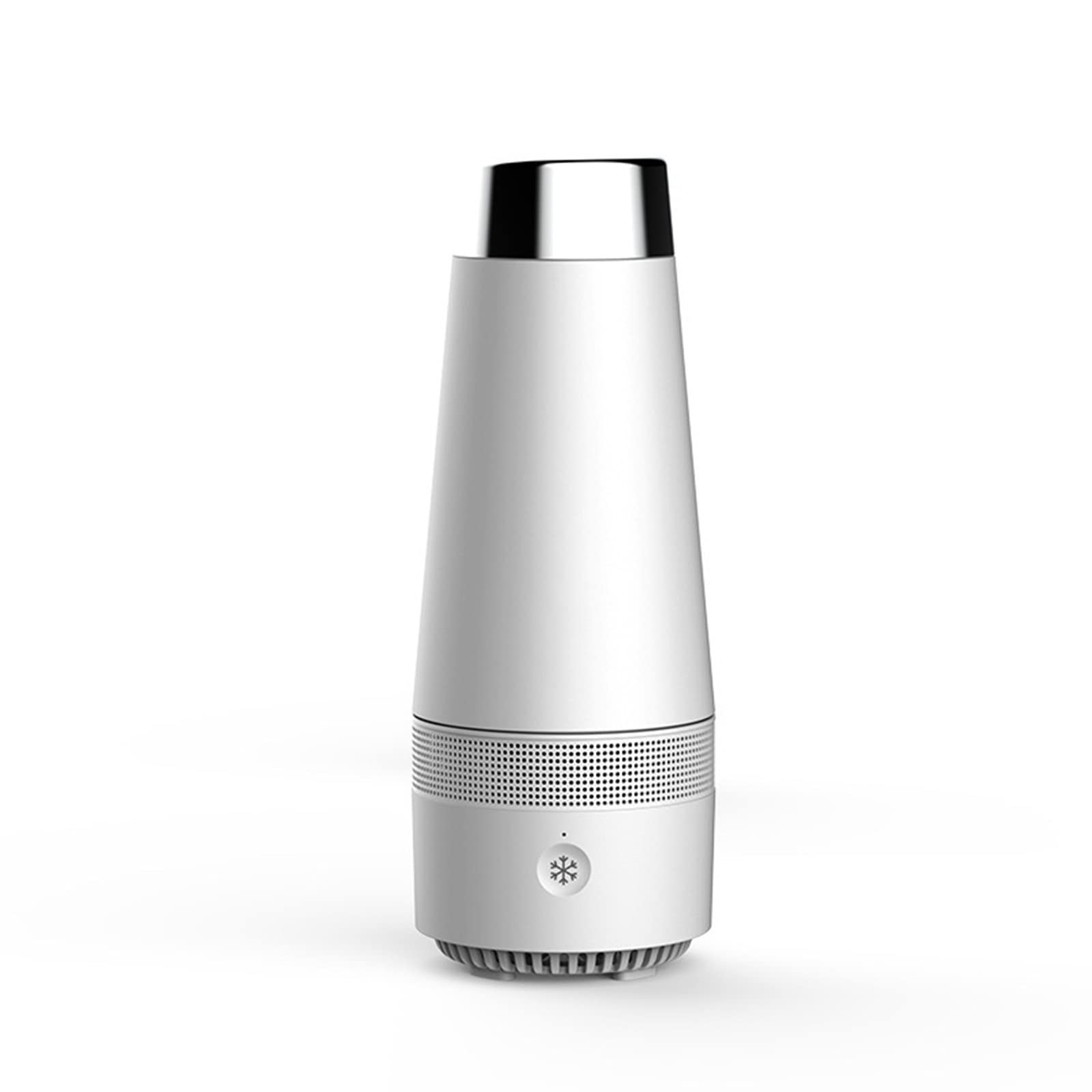 Portable Electric Kettle with Temperature Control (46°F-113°F) - 330ML USB Heated Travel Mug for Coffee & Tea - Fast Heating & Cooling Water Bottle for Car, Office, Camping & Travel - Perfect for Commuters, Outdoor Enthusiasts & Office Workers (White)