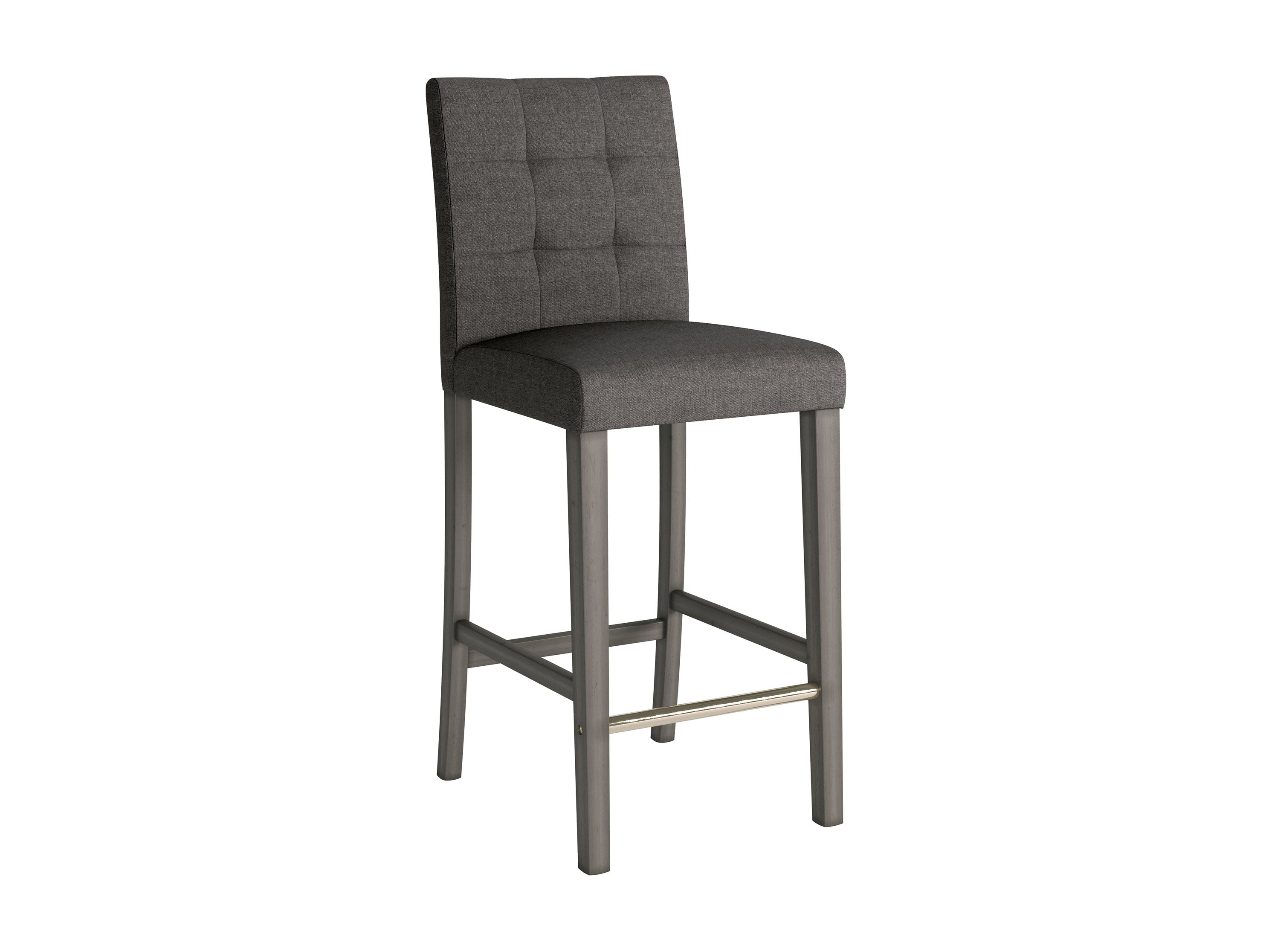 Rustic Farmhouse Bar Stool - Wooden Counter Height Stool with Back Support - Perfect for Kitchen Island, Breakfast Nook & Home Decor