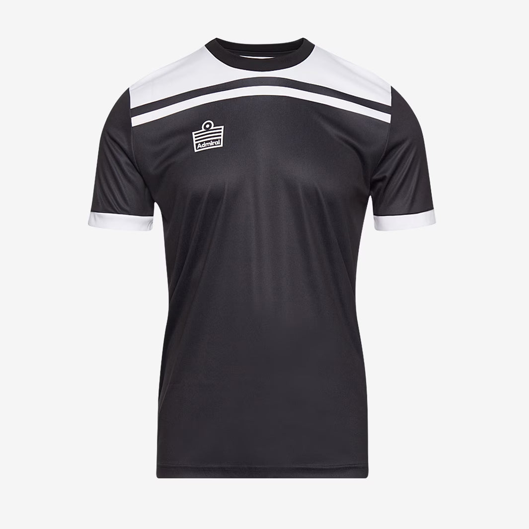 Lion SS Football Shirt - Black & White Soccer Jersey for Men - Perfect for Training, Matches & Fan Support