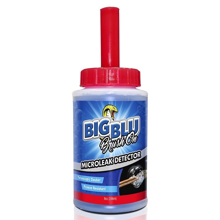 Big Blu Micro Leak Detector - 1 Qt RT100S, 1 Gal RT100G, Subzero RT150S & 8 oz RT175B Viper Blue - Professional Refrigerant Leak Detection for HVAC, Automotive & Industrial Use