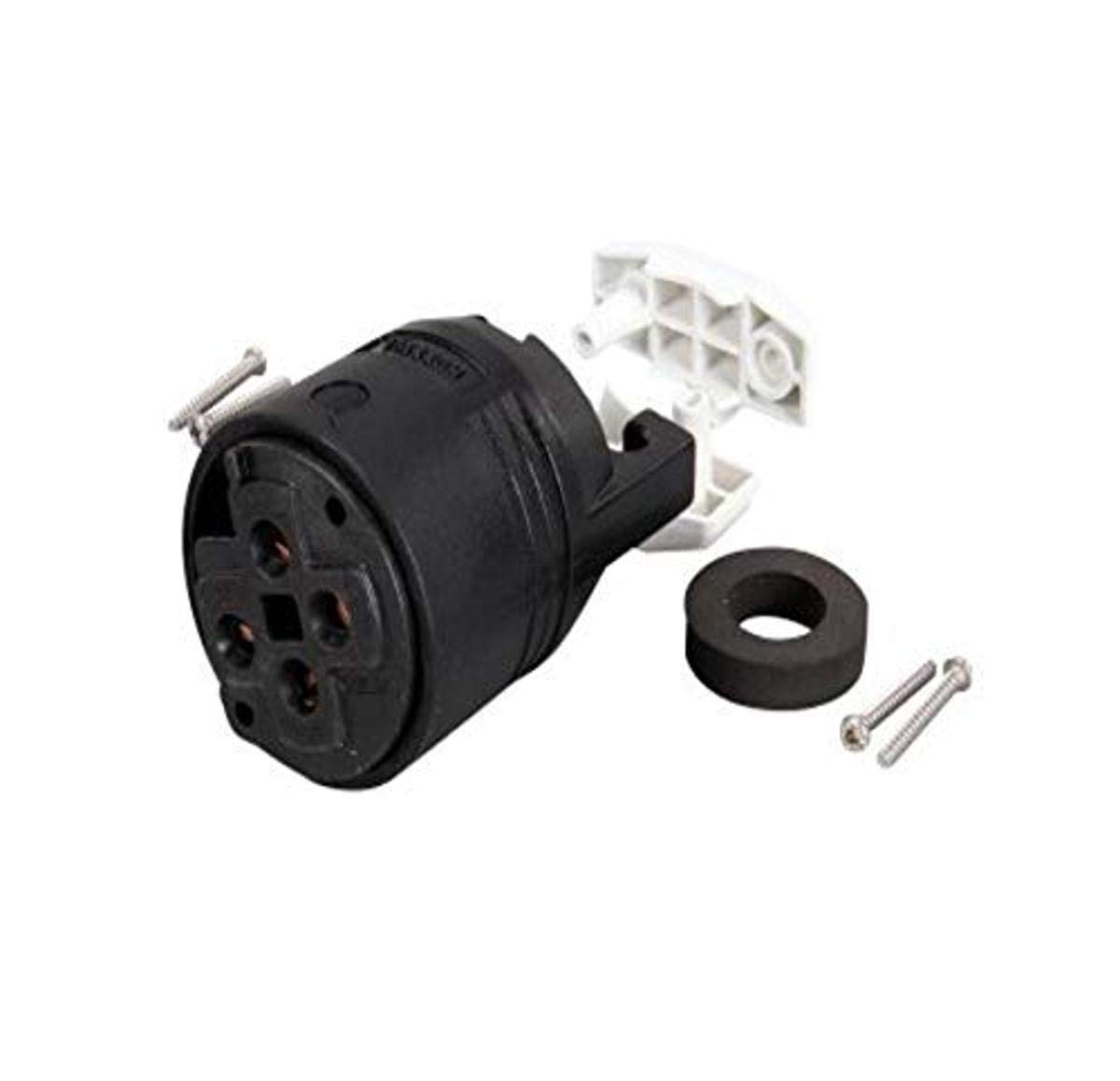 Hubbell 8461C 60-Amp 250-Volt 4-Watt Heavy Duty Industrial Plug - Perfect for Commercial Equipment, Machinery & High-Power Applications