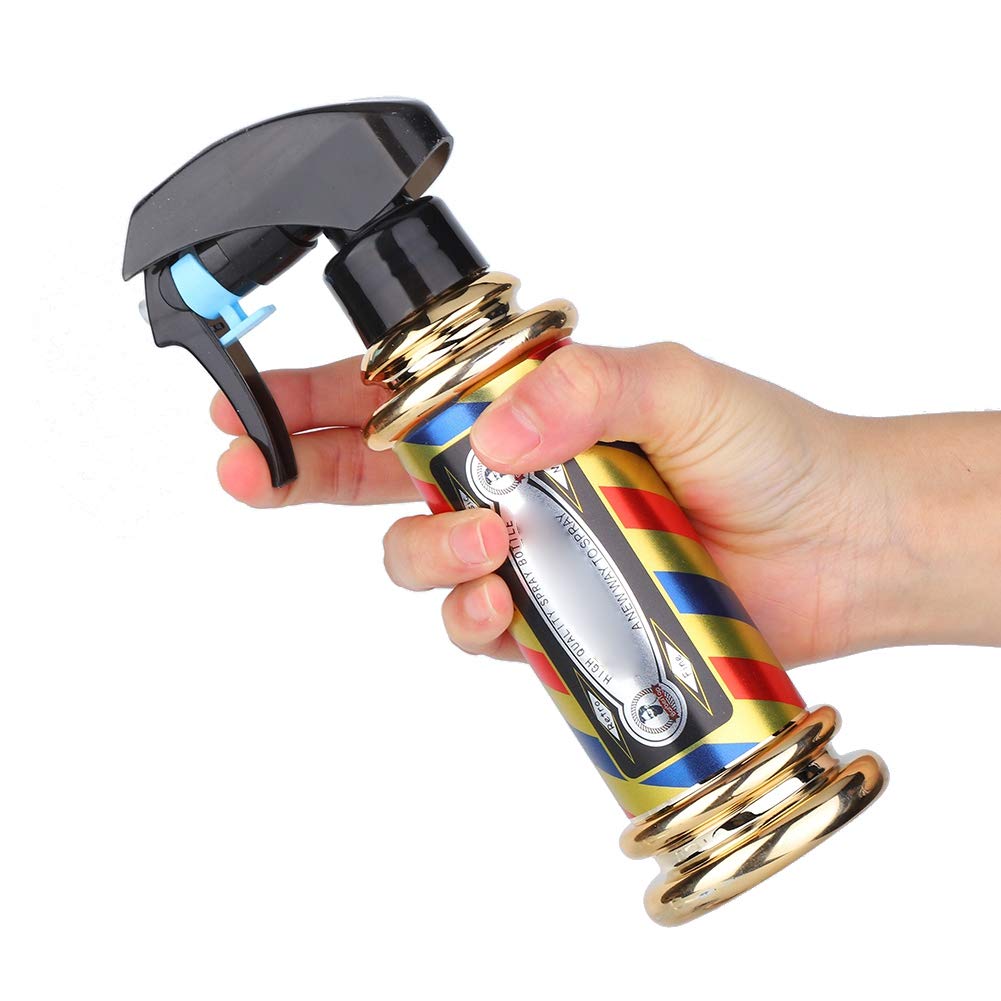 **Refillable Vintage Water Spray Bottle for Hairdressing - Fine Mist Atomizer for Salon, Barber & Home Use - Empty Mist Sprayer for Hair Styling & Plant Care (Image Color)**