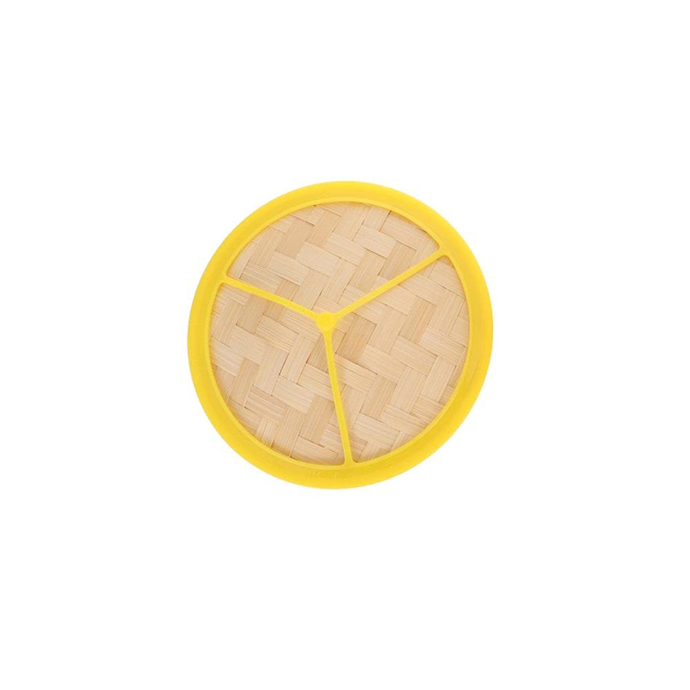 Natural Bamboo Steamer Basket - Handmade Dumpling Steamer for Dim Sum, Rice, Chicken, Fish & Vegetables | 3.5 Inch with Lid | Perfect for Asian Cooking, Healthy Meal Prep & Kitchen Essentials