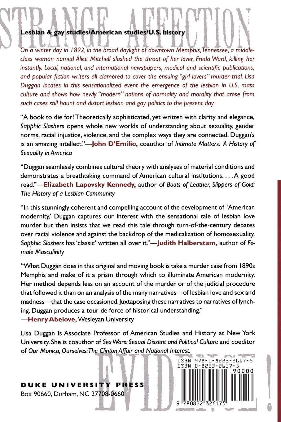 Sapphic Slashers: Exploring Sex, Violence & American Modernity - Lesbian Horror Literature for Book Clubs & LGBTQ+ Studies