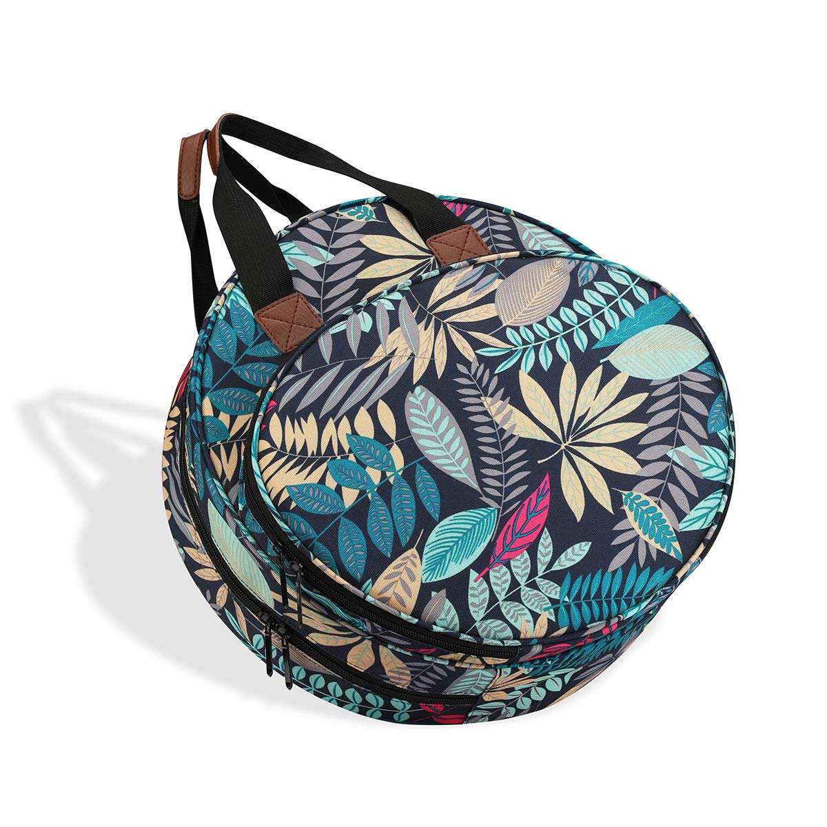 Cross Stitch Embroidery Bag - Portable Travel Tote for Embroidery Hoops, Floss & Tools - Perfect for Craft Projects, Needlework Storage & On-the-Go Stitching