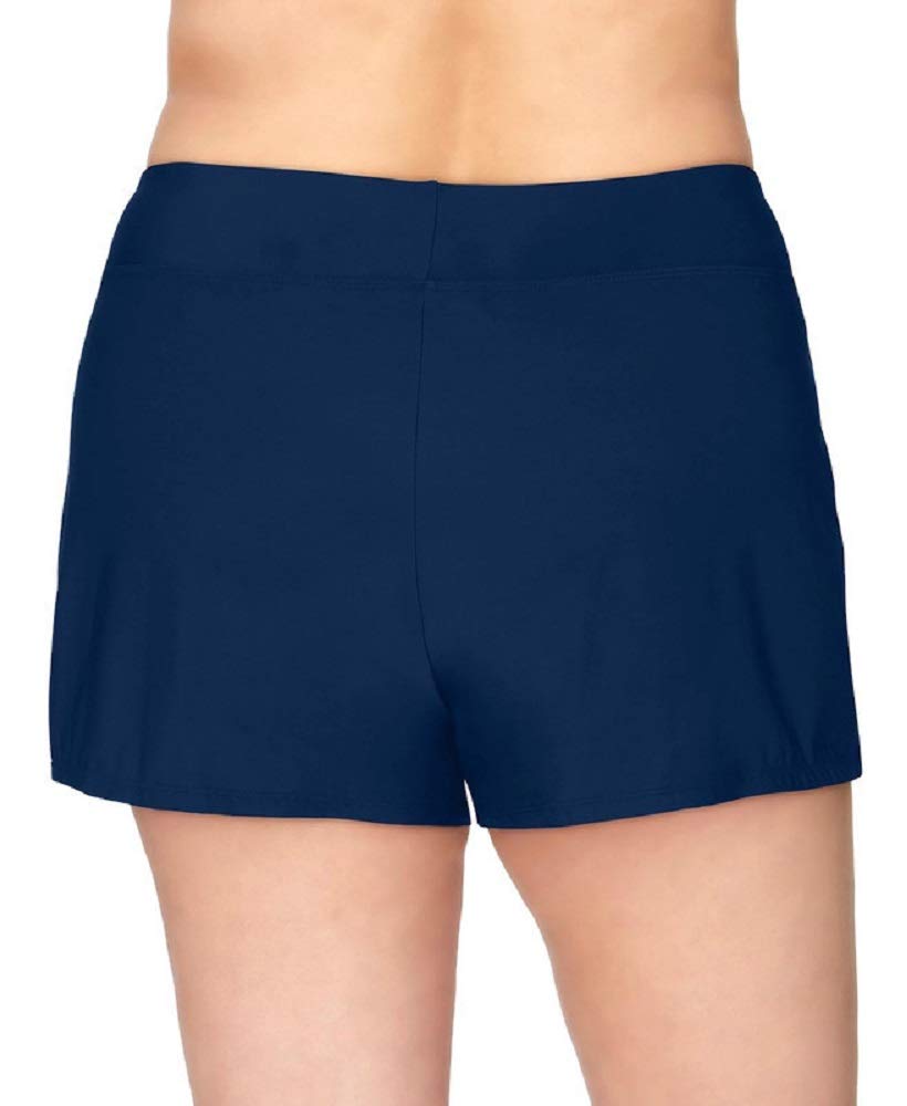 Premium Swim Solutions Swim Shorts for Men - Navy Blue Quick-Dry Swim Trunks for Beach, Pool & Water Sports