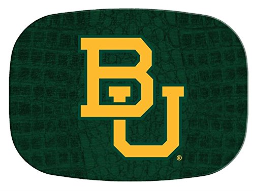 Marye-Kelley Baylor Interlocking BU Green Melamine Platter - 10