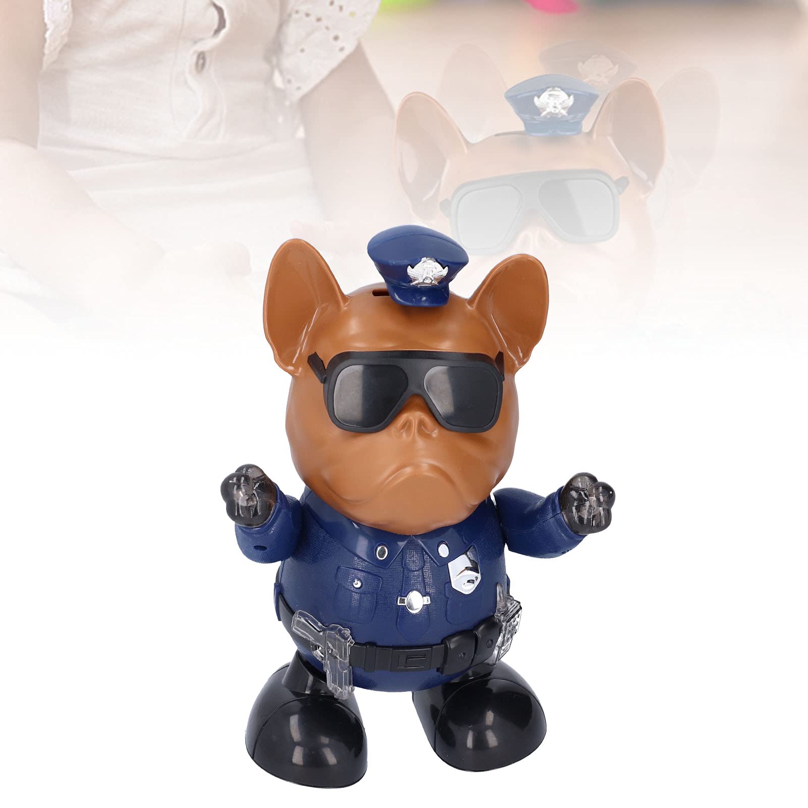Jazar Singing Electronic Dog Toy - Interactive Dancing Plush Robot Dog with Light & Music, Fun Gift for Kids & Pet Lovers (Blue) - Perfect for Playtime, Birthday Parties & Home Entertainment
