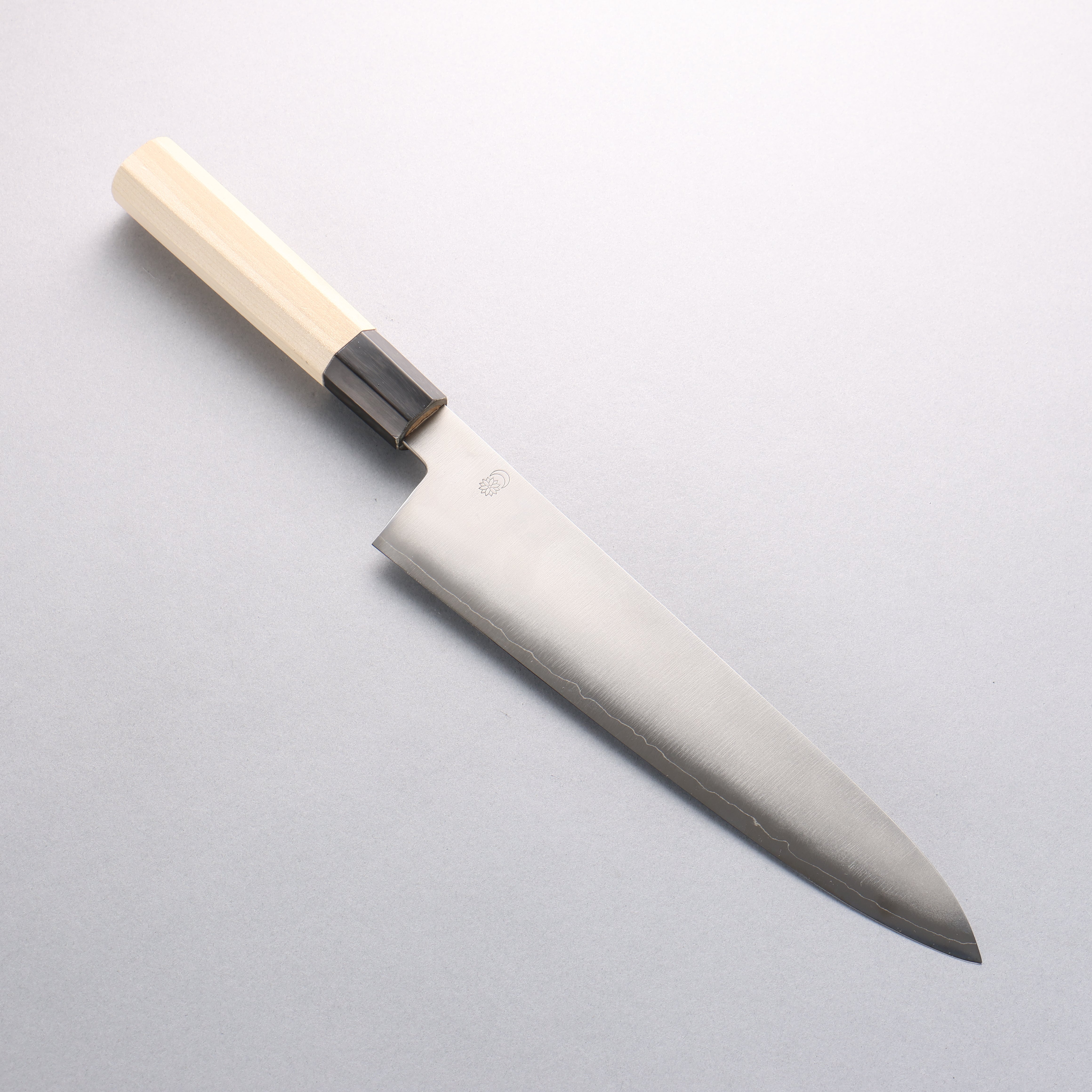 Premium Kikuzuki Silver Steel No.3 Gyuto Chef Knife 240mm with Magnolia Wood Handle - Professional Japanese Kitchen Knife for Sushi, Meat Cutting & Vegetable Chopping