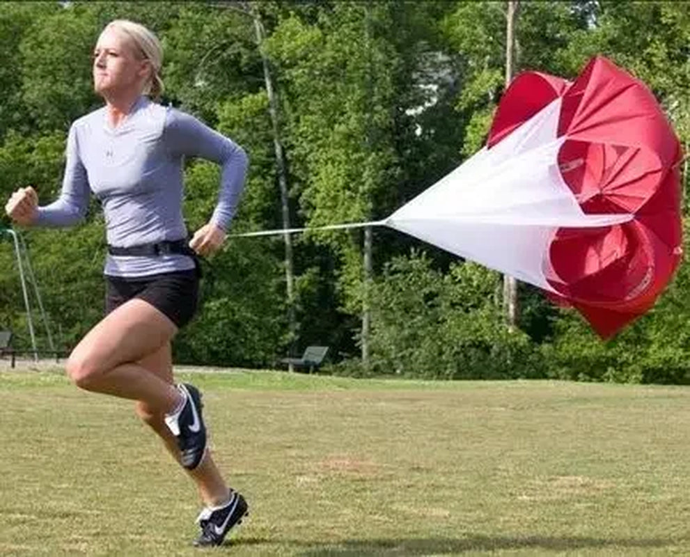 Speed Training Running Drag Parachute - Soccer & Fitness Training Equipment for Speed & Agility - Perfect for Athletes, Sprinters & Football Players (Outdoor Sports & Track Workouts)