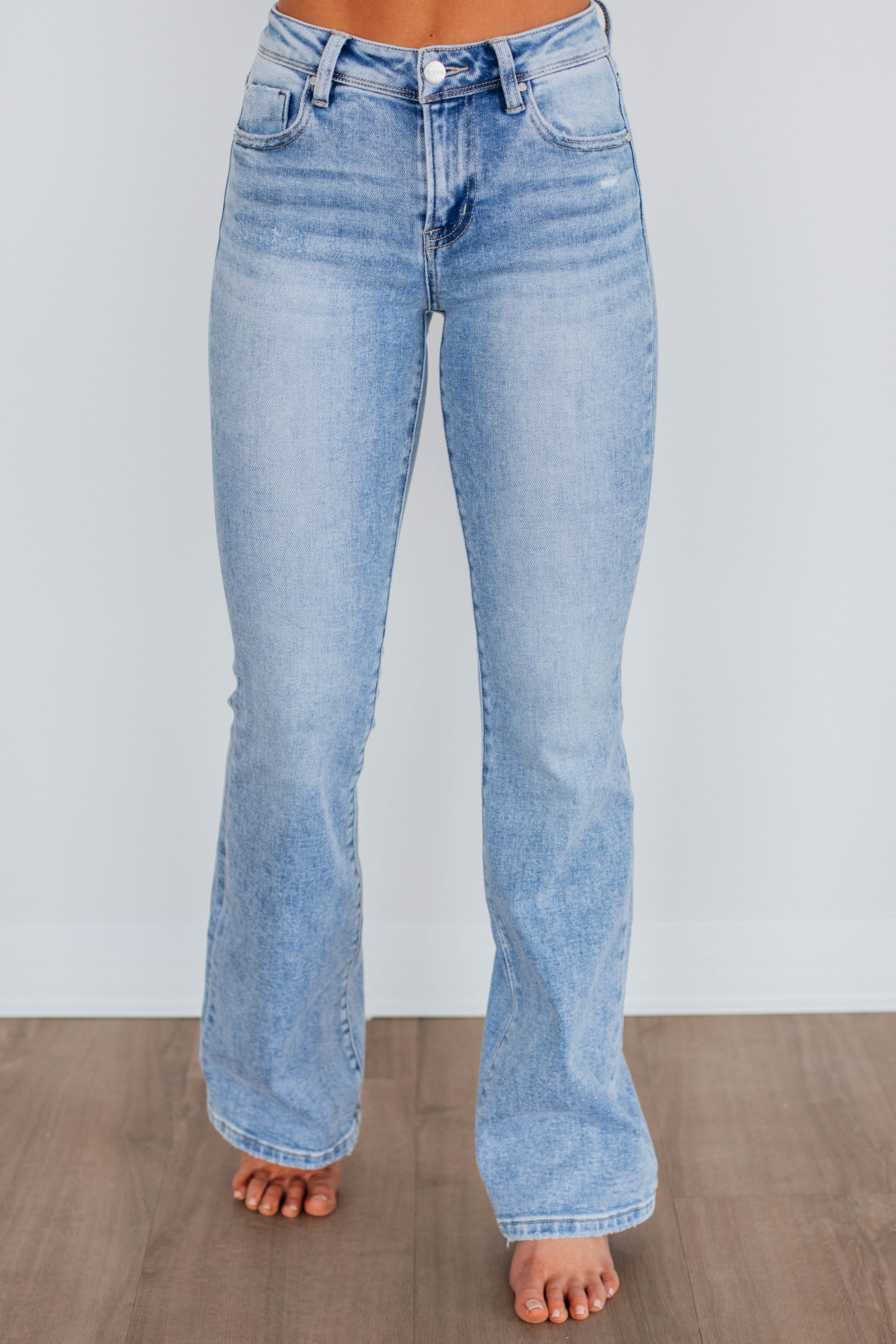 Asher Risen Jeans - Light Wash Distressed Denim for Men | Comfortable Slim Fit Stretch Jeans | Perfect for Casual Wear, Dating & Night Out