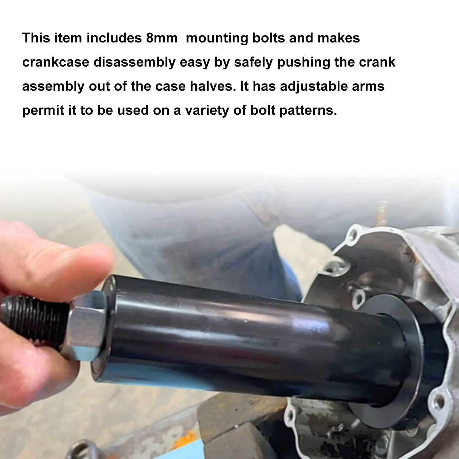 RYANSTAR RACING Crank Puller Installer Tool - Professional Dirt Bike Crankcase Puller for Motorcycle Repair & Maintenance - Replacement Part #17-8667 - Perfect for ATV, Dirt Bike & Off-Road Vehicle Maintenance