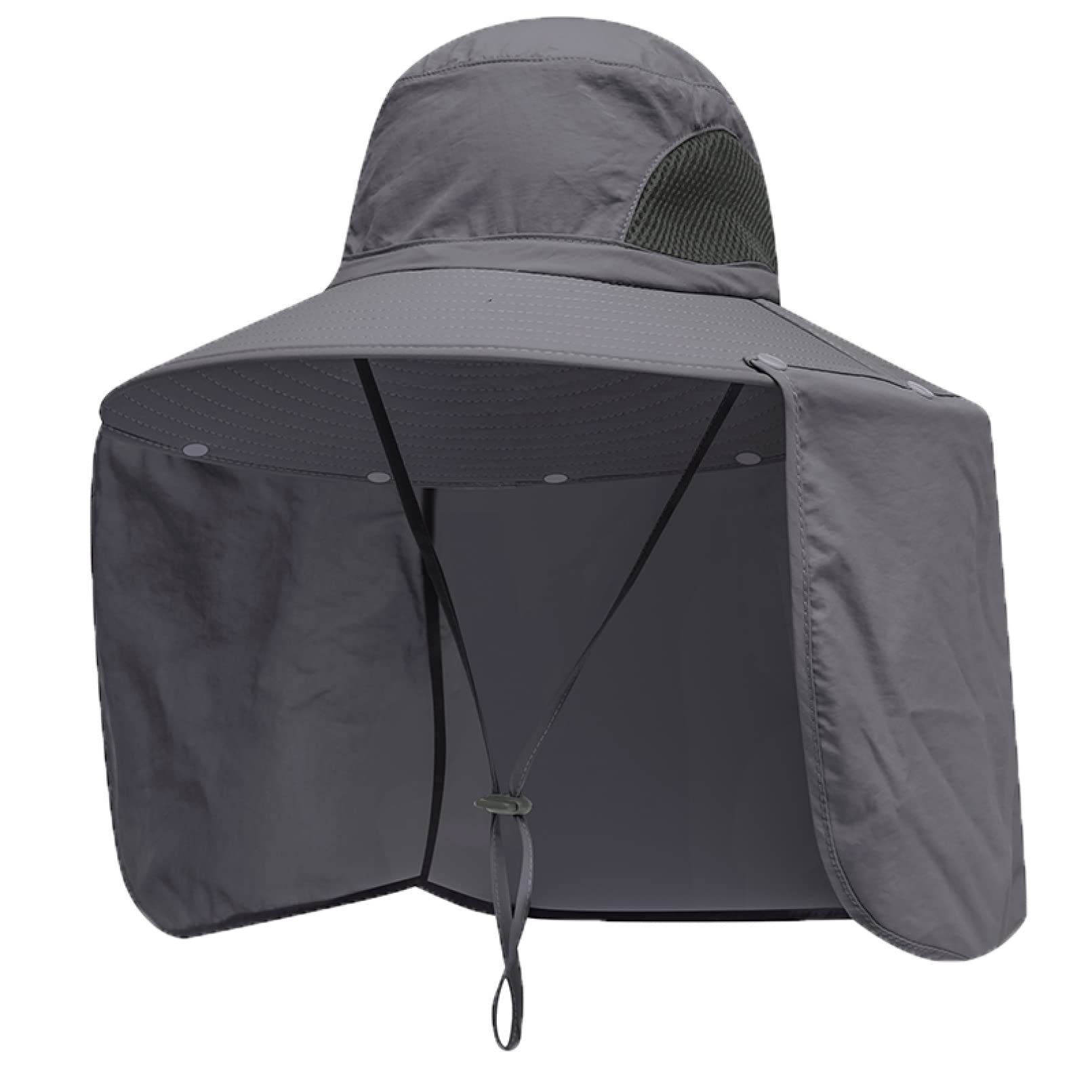 Men's & Women's Sun Hat with Neck Flap - Wide Brim Bucket Hat for Outdoor Activities like Hiking, Fishing & Summer Beach Trips - UPF 50+ Sun Protection for Spring & Summer