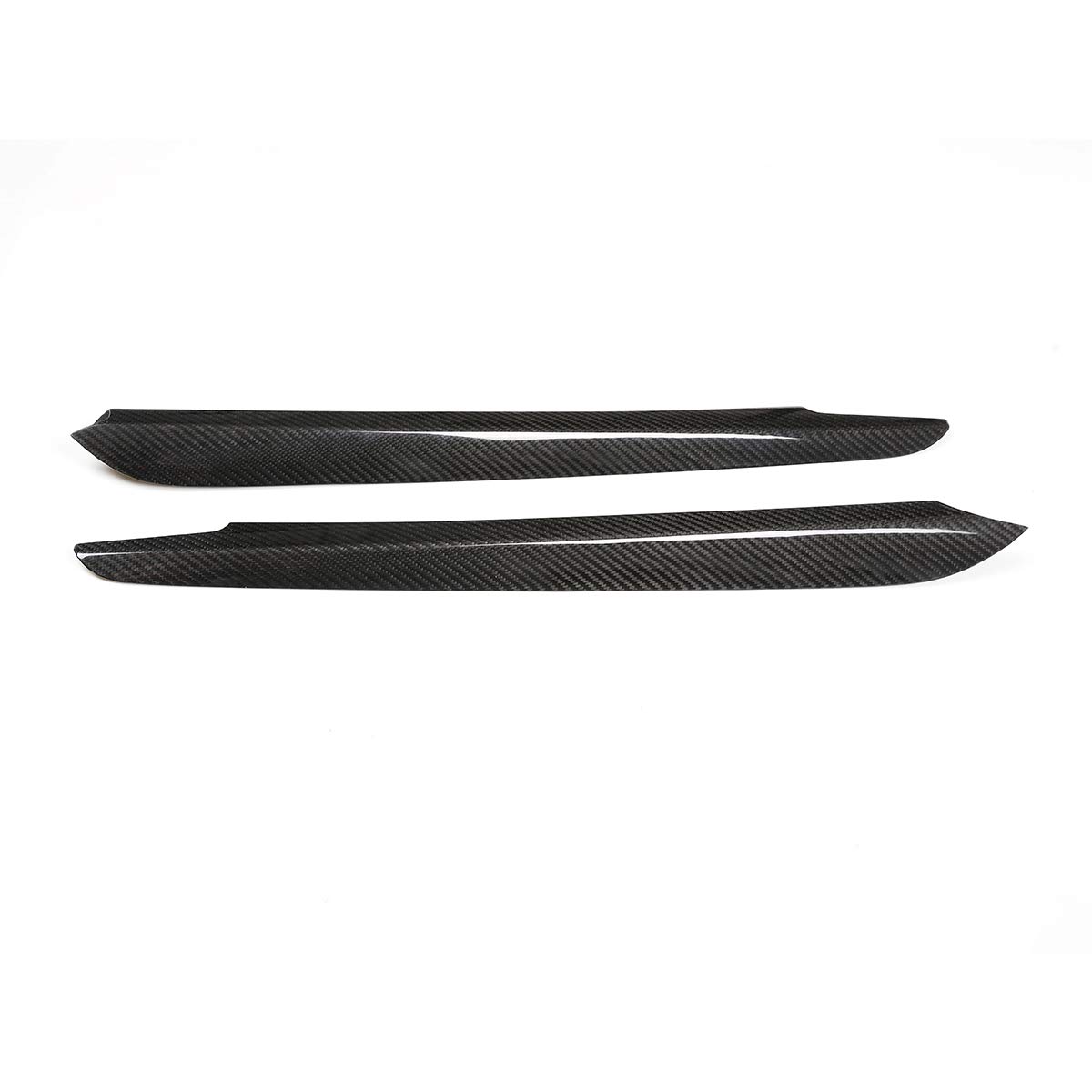 2PCS Genuine Carbon Fiber Center Console Trim Kit for BMW X5 F15 X6 F16 (2014-2018) - Interior Car Styling Accessories | Dashboard & Console Upgrade for Luxury Look