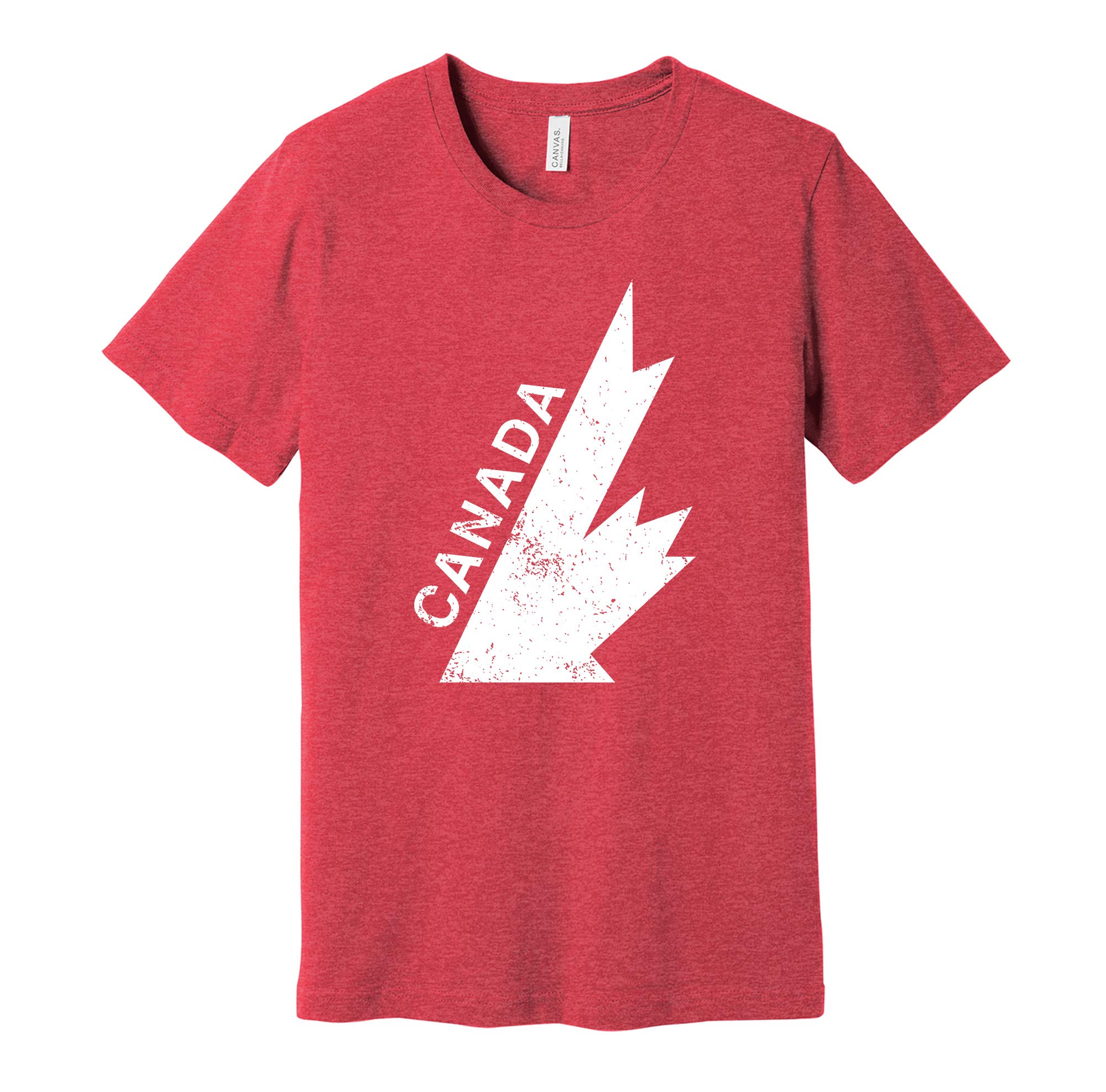 Vintage 1987 Team Canada Distressed Logo T-Shirt - Retro Defunct Sports Team Apparel - Celebrate Sports Heritage & History - Death Ray Prints - Perfect for Fans, Collectors & Retro Fashion Enthusiasts
