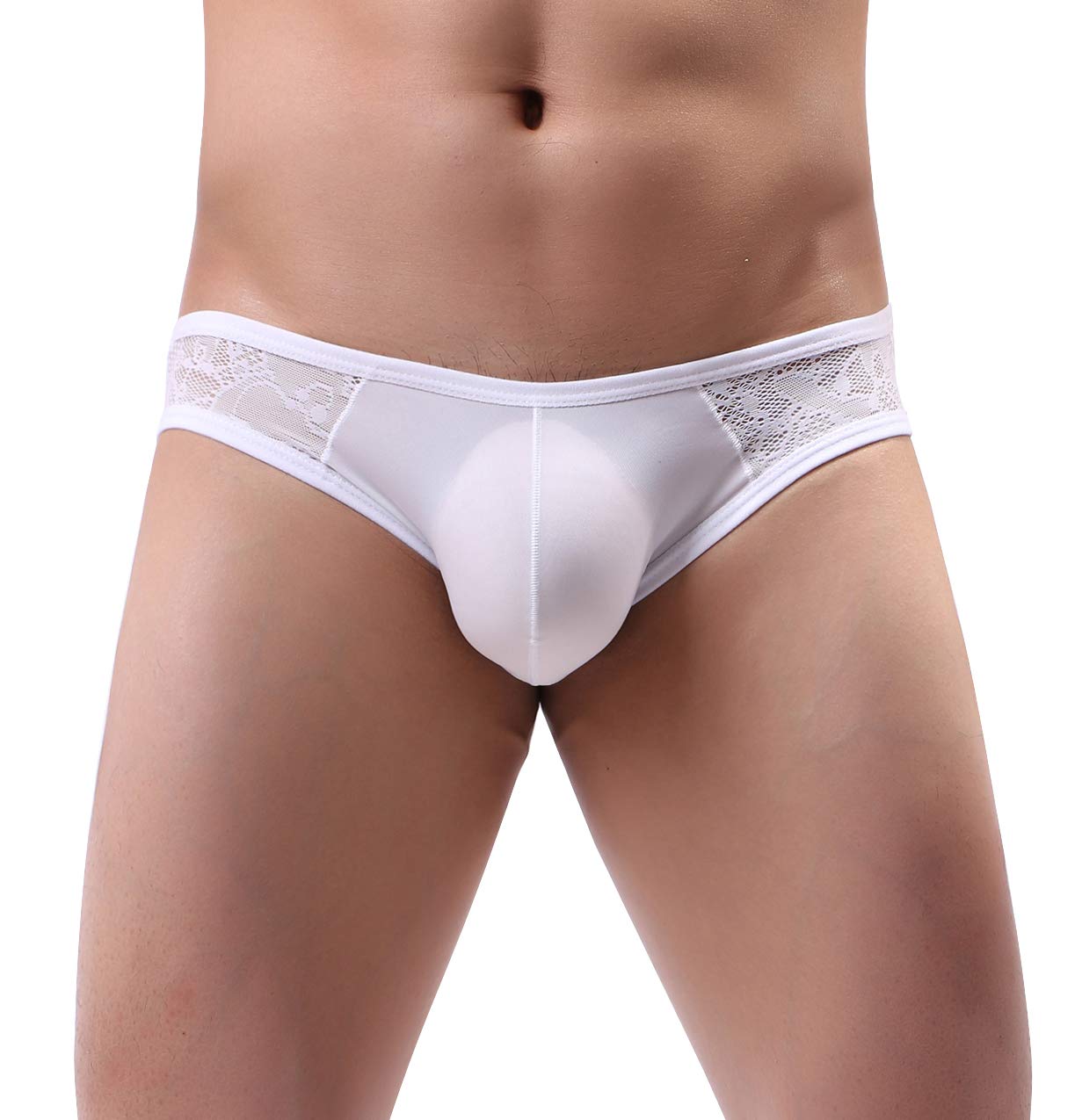 YATEEN Men's Silk Bikini Briefs - Low Rise Underwear for Comfort & Style - Perfect for Everyday Wear, Sleep & Lounge