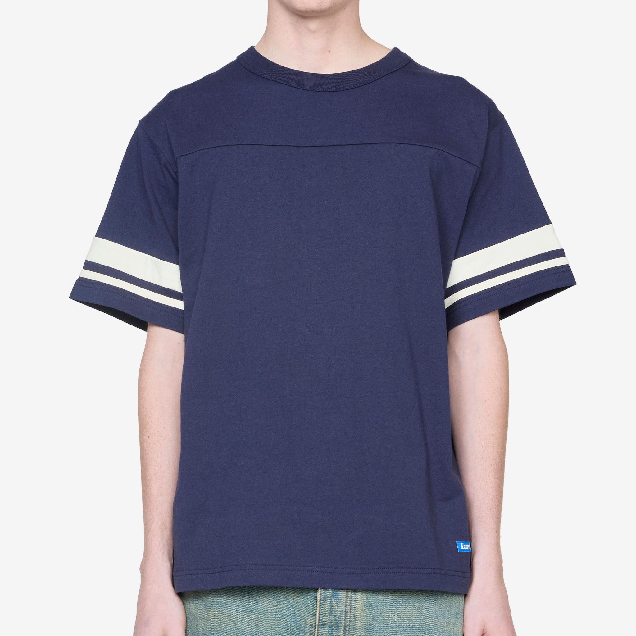 Chad Navy Blue T-Shirt for Men - Comfortable Cotton Casual Tee for Everyday Wear, Gym, and Outings