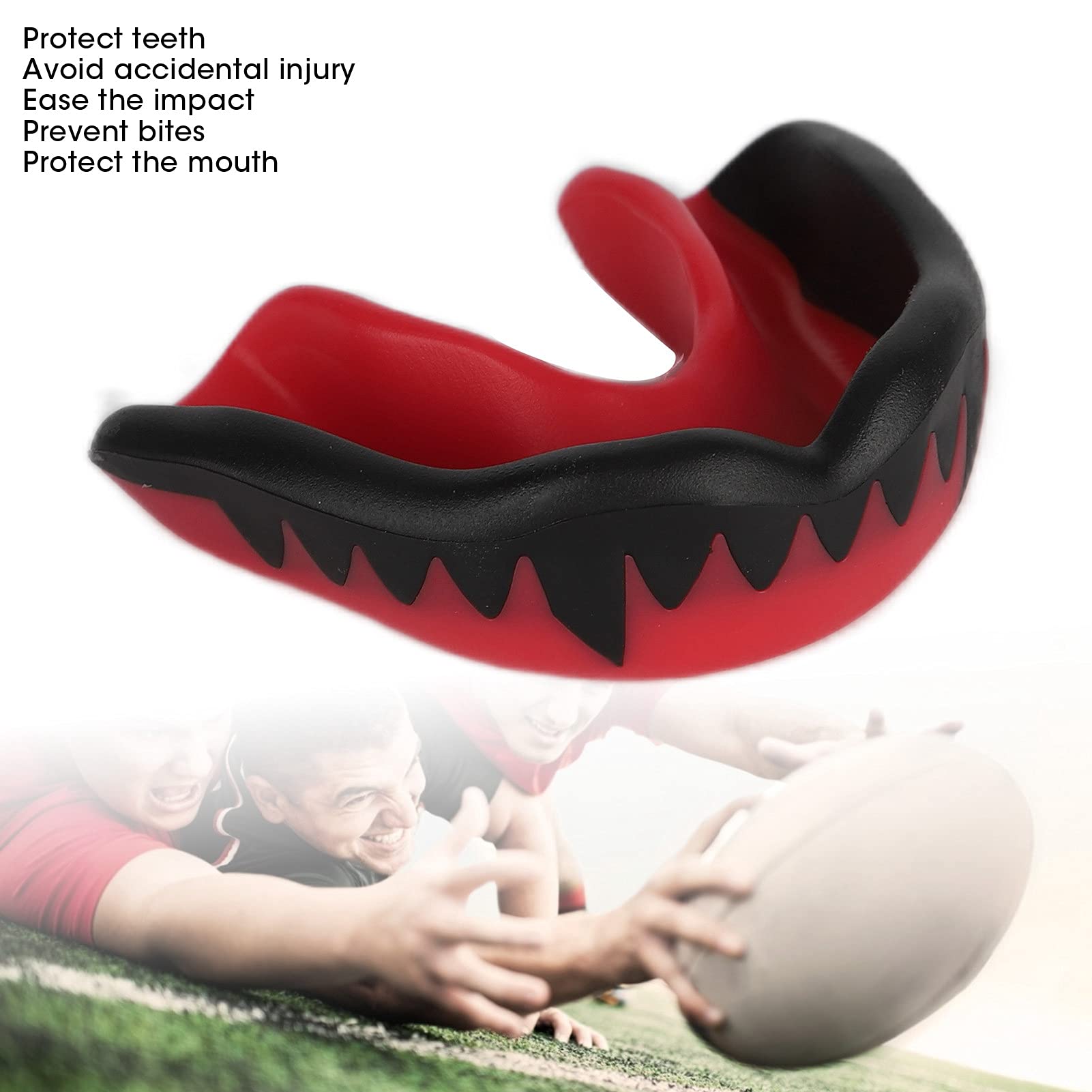 Best Silicone Mouth Guard for Sports - Basketball, Football, Lacrosse, Hockey & Boxing - Comfortable & Durable Athletic Mouthpiece - Perfect for Training, Games & Competition Protection