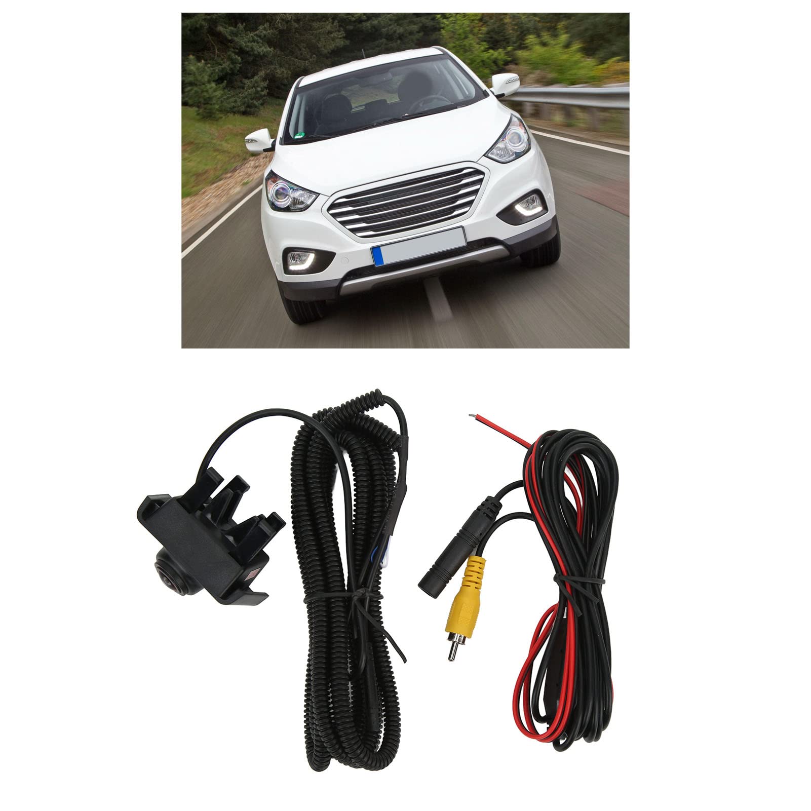 HD Front View Camera for Car with Night Vision - Backup, Parking & Driving Assistance in Low Light Conditions