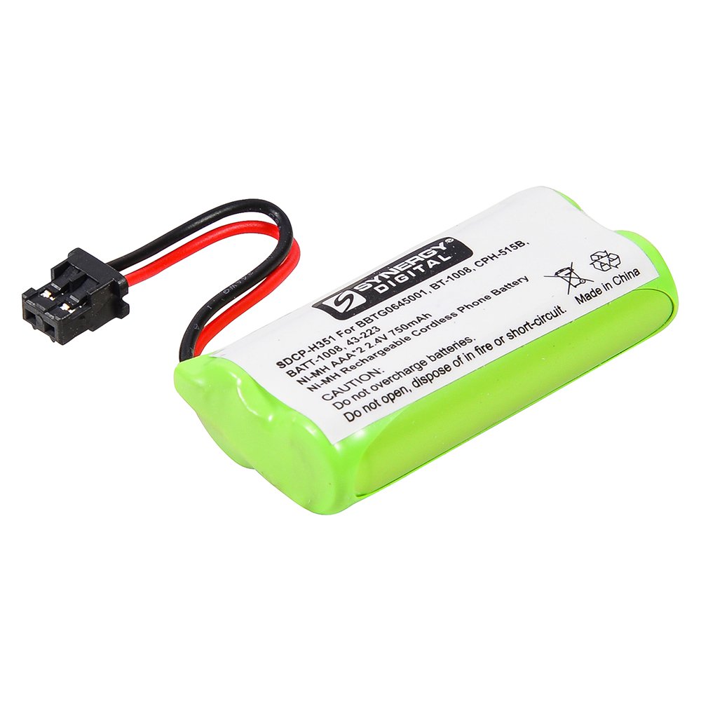 Synergy Digital Cordless Phone Replacement Batteries - 3 Pack Ni-MH 2.4V 750mAh for Uniden DCX170 Bluetooth Handset | Perfect for Home Office & Business Use