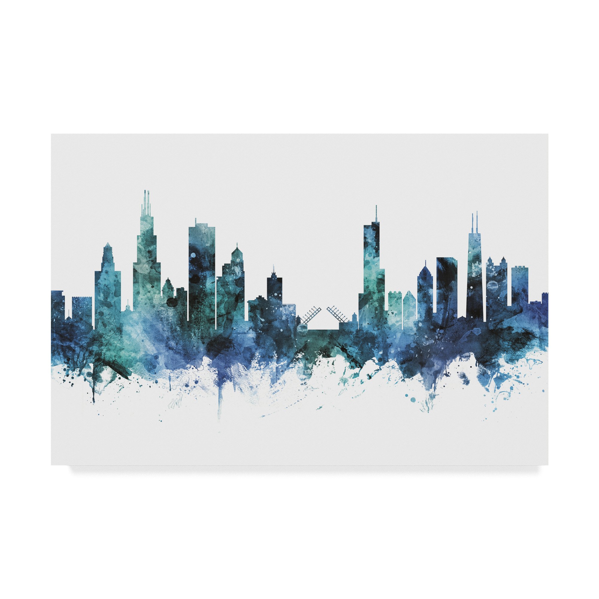 Trademark Fine Art Michael Tompsett Multicolor Canvas Painting - Modern Wall Art for Living Room, Bedroom & Office Decor