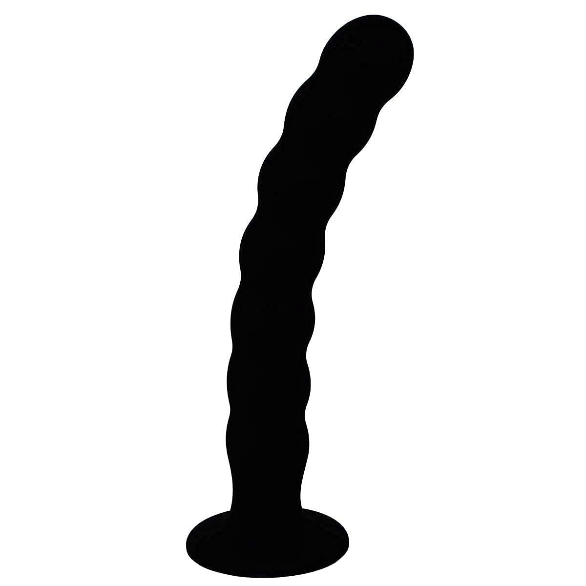 Premium Silicone Anal Beads Butt Plug with Strong Suction Cup - 8.3 Inch Prostate Massager for Men & Women - Adult Sex Toy for Enhanced Pleasure & Stimulation - Perfect for Couples Play, Solo Exploration & BDSM Scenes