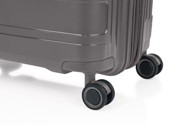 American Tourister Light Max 69cm Medium Spinner Suitcase - Mercury Grey | Carry-On Luggage for Travel, Business Trips & Weekend Getaways